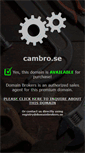 Mobile Screenshot of cambro.se